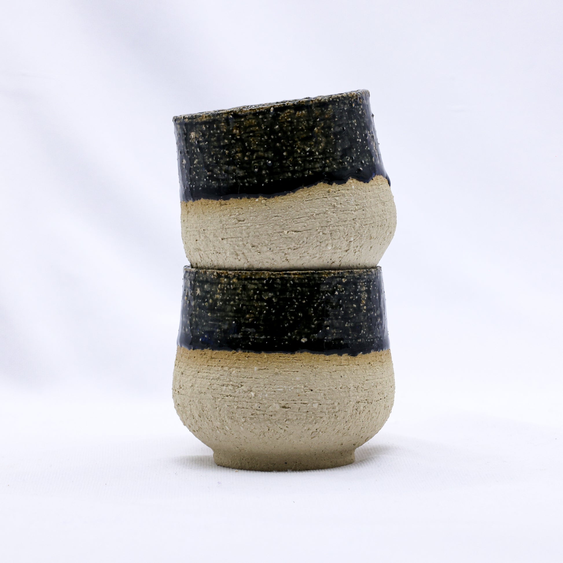 Blunero Tazza Handmade Ceramic Milled Stoneware Cappucino Mug