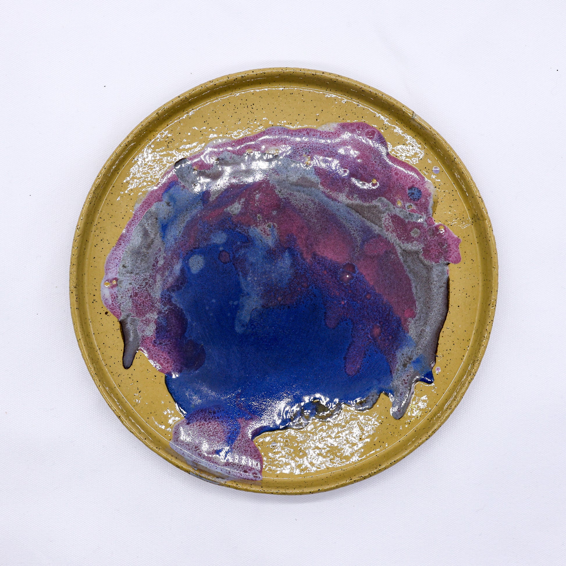 27cm Lilac Stoneware Handmade Ceramic Dinner Plate