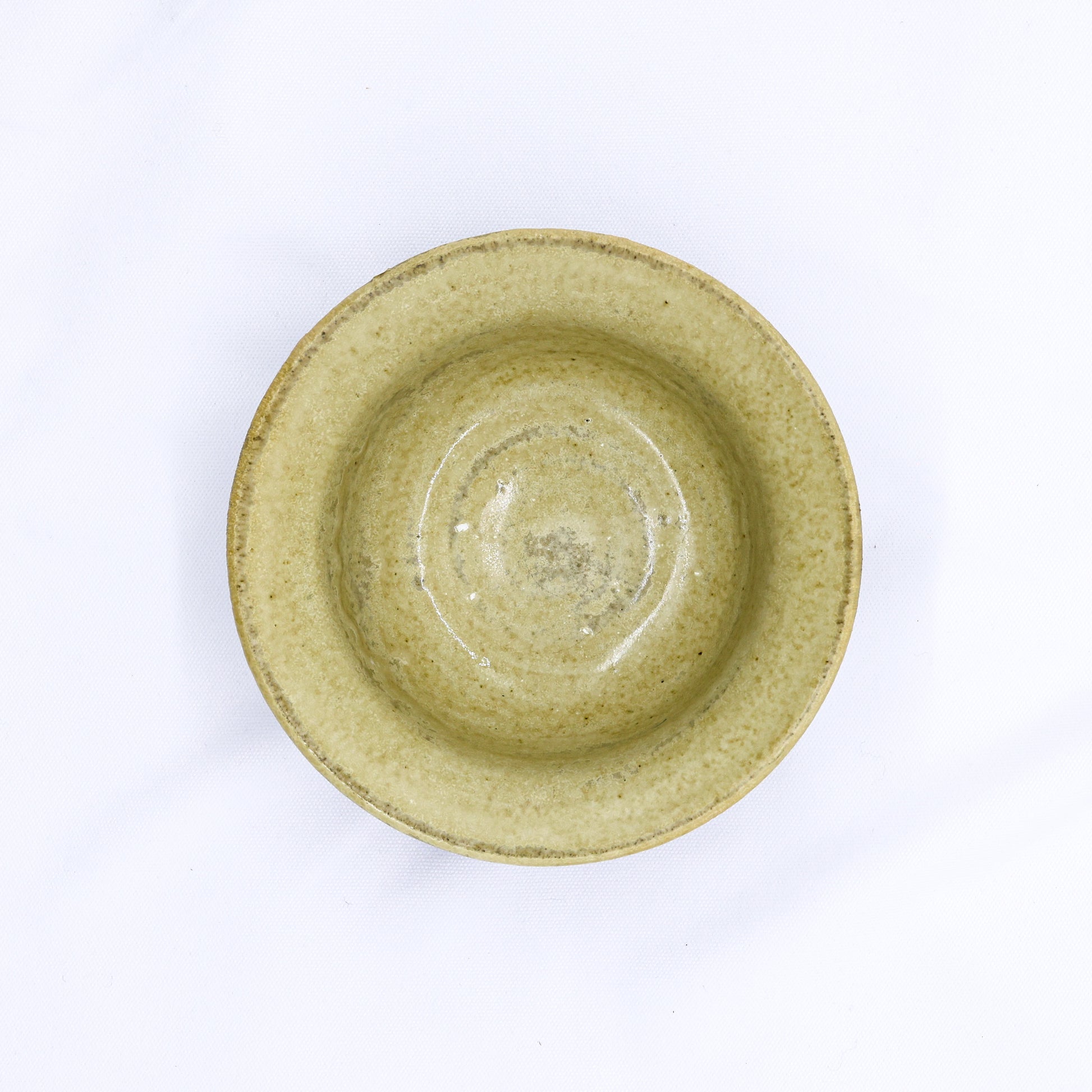 7,5' Pure White Handmade Grey Stoneware Bowl